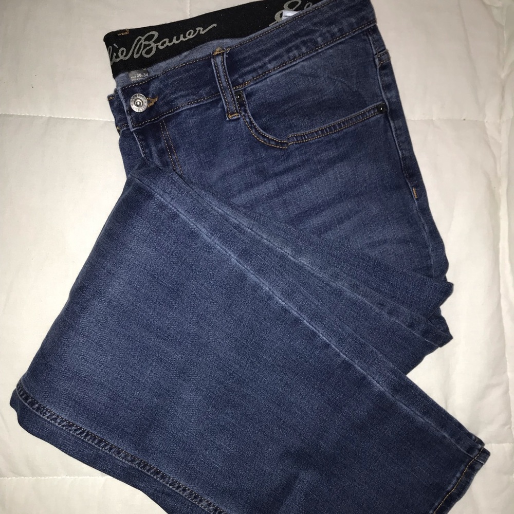 Eddie Bauer Men’s Jeans new with tags. Flex comfort denim. Regular fit. 36x 34